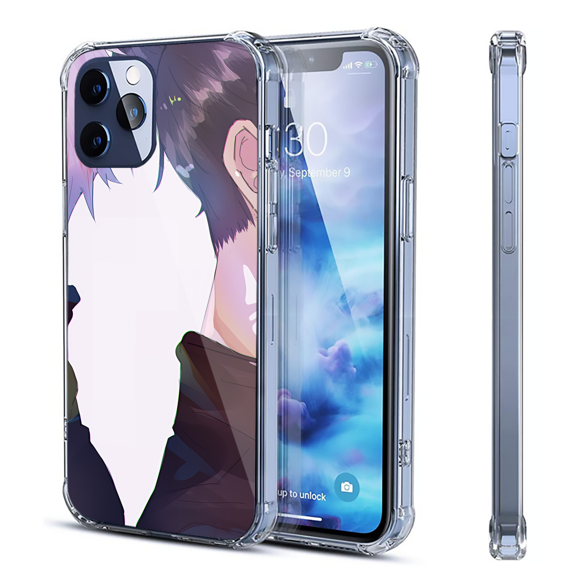 （画像用） SPY×FAMILY间谍家家酒 【iPhone 12シリーズ対応】透明スマホケース（クリアソフトケース）